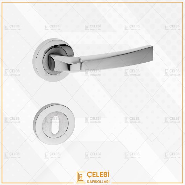 GONCA KOL YUVARLAK ROZETLİ NİKEL SATEN ODA