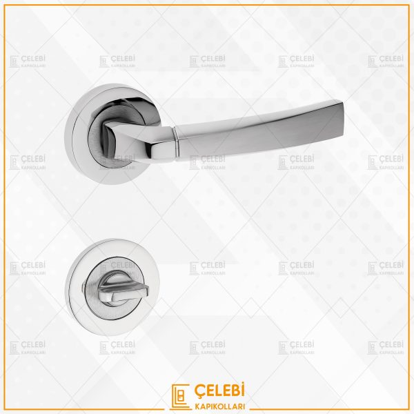 GONCA KOL YUVARLAK ROZETLİ NİKEL SATEN WC