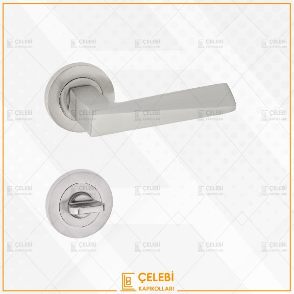 PİRAMİT KOL YUVARLAK ROZETLİ SATEN WC