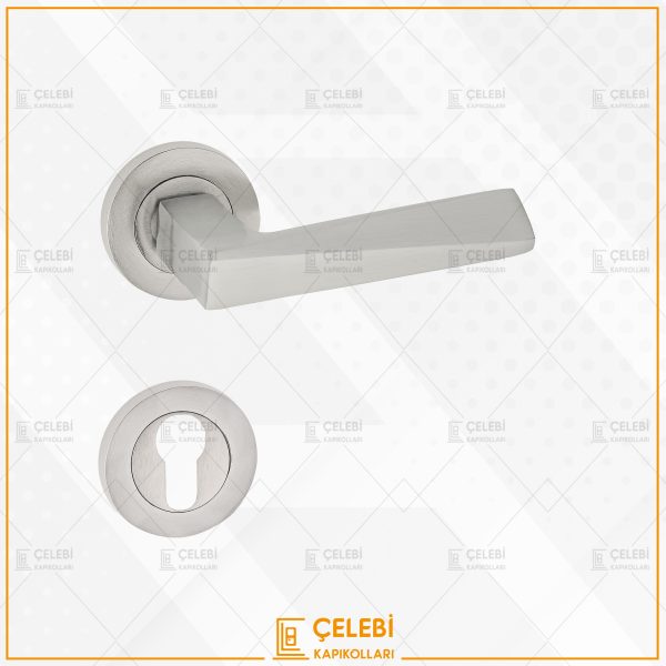 PİRAMİT KOL YUVARLAK ROZETLİ SATEN YALE