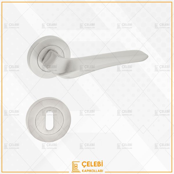 VENÜS KOL YUVARLAK ROZETLİ SATEN ODA